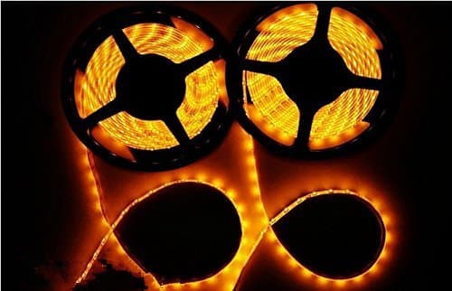 5M Waterproof 300 LED 3528 SMD Flexible LED Light Lamp Strip 12V (Orange, 2Pcs 3528)