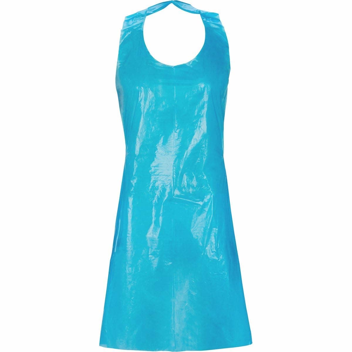 Glove Club Ltd Disposable Plastic/Polythene Aprons On Roll - 200 Aprons (Blue)