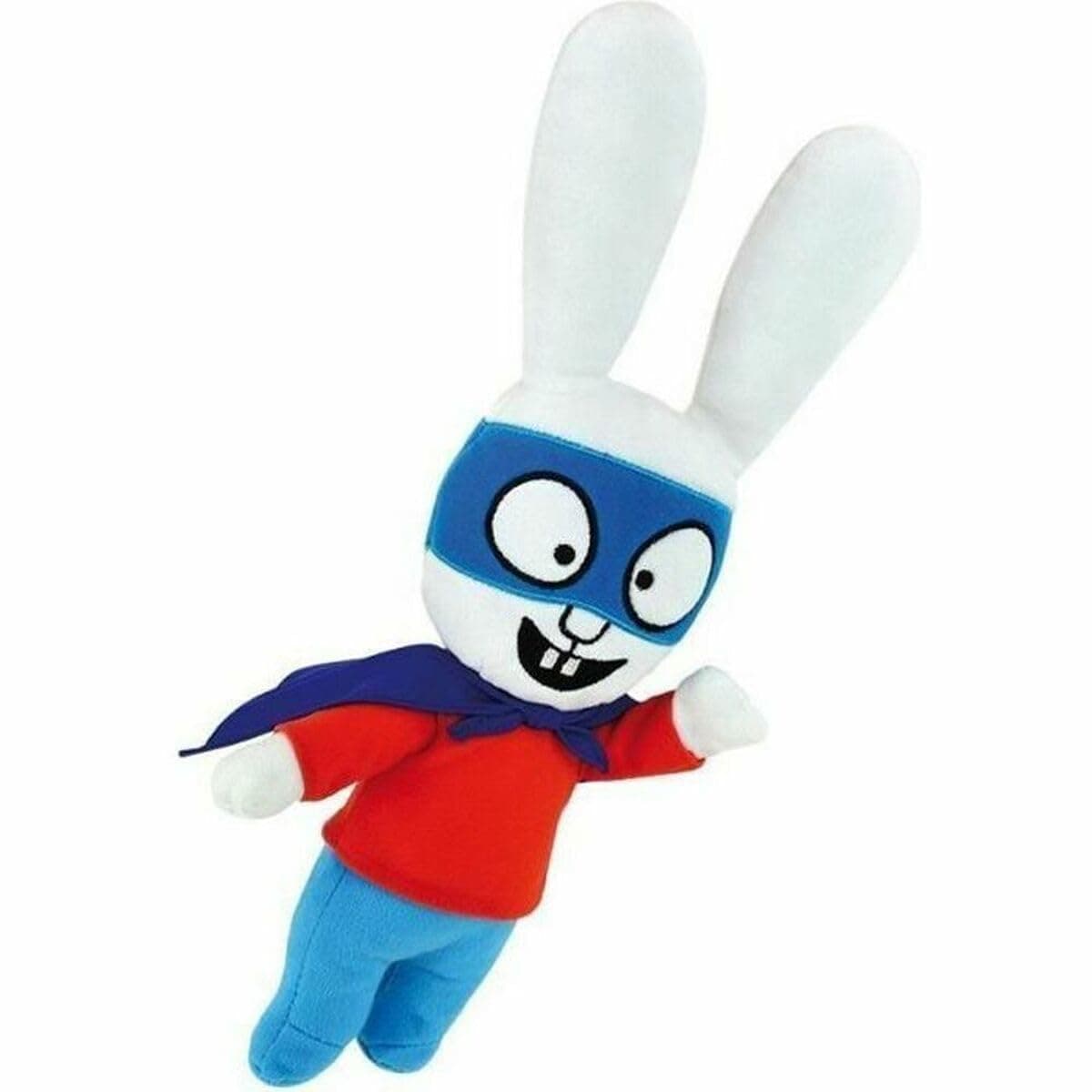 Jemini 023363 Simon Rabbit Plush with Cape +/- 35 cm, Black