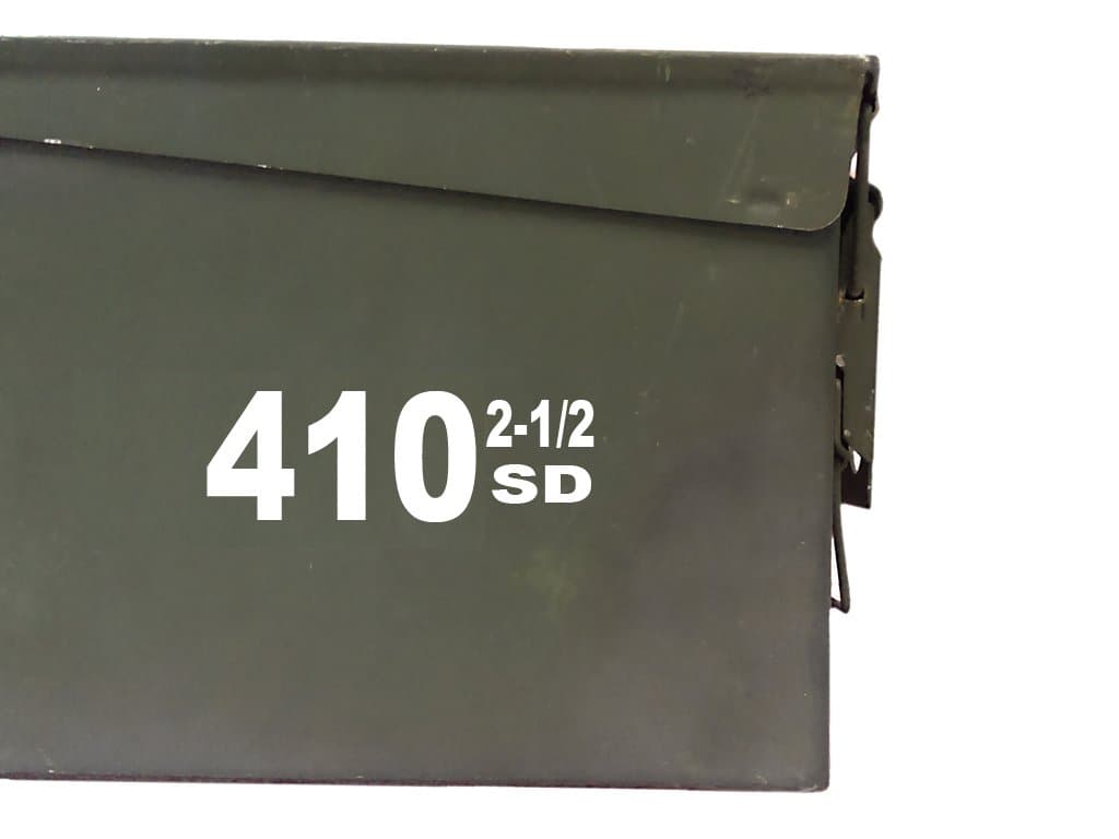 FGD .410 2.5" Sd Ammo Box Decals Sticker Labels Two 5.5"x 1.5" One 3.25"x0.75" (Labels Only Ammo Box NOT Included)