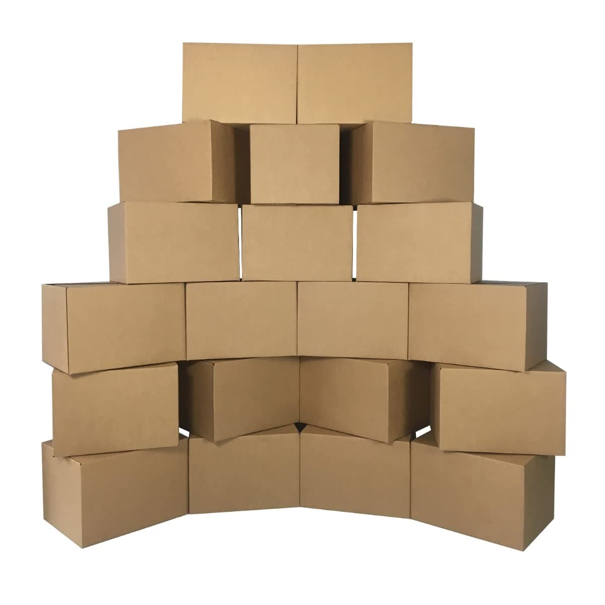 UBMOVE Medium Moving Boxes 18"L x 14"W x 12"H 20-Pack Corrugated Cardboard Box for Shipping, Mailing, Packing, Packaging and Storage