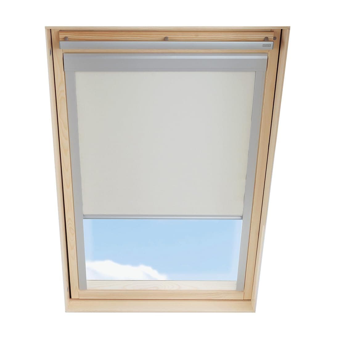Blackout Budget Roller Blind compatible with VELUX Roof Windows with size codes M04 / 304/1 / MK34, Beige