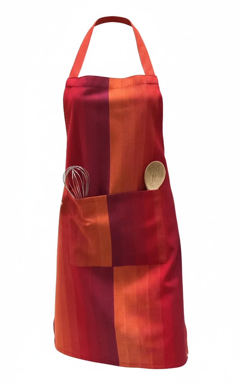 PIXEL HOME DECOR© New Cotton Kitchen Apron which has Ties With Centre Pocket with Strong and durable Cotton (Pack of 1) (IY-3JBH-B76W)