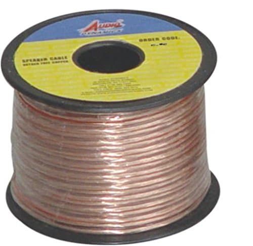 Copper Speaker Wire - Oxygen Free, Tough & Flexible For Home Theater Systems & Professional Use - 12 Gauge 125 FT- By Audio Dynamics