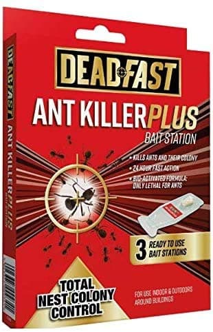 Deadfast 2 x Ant Killer Plus Bait Station 3 x 4g
