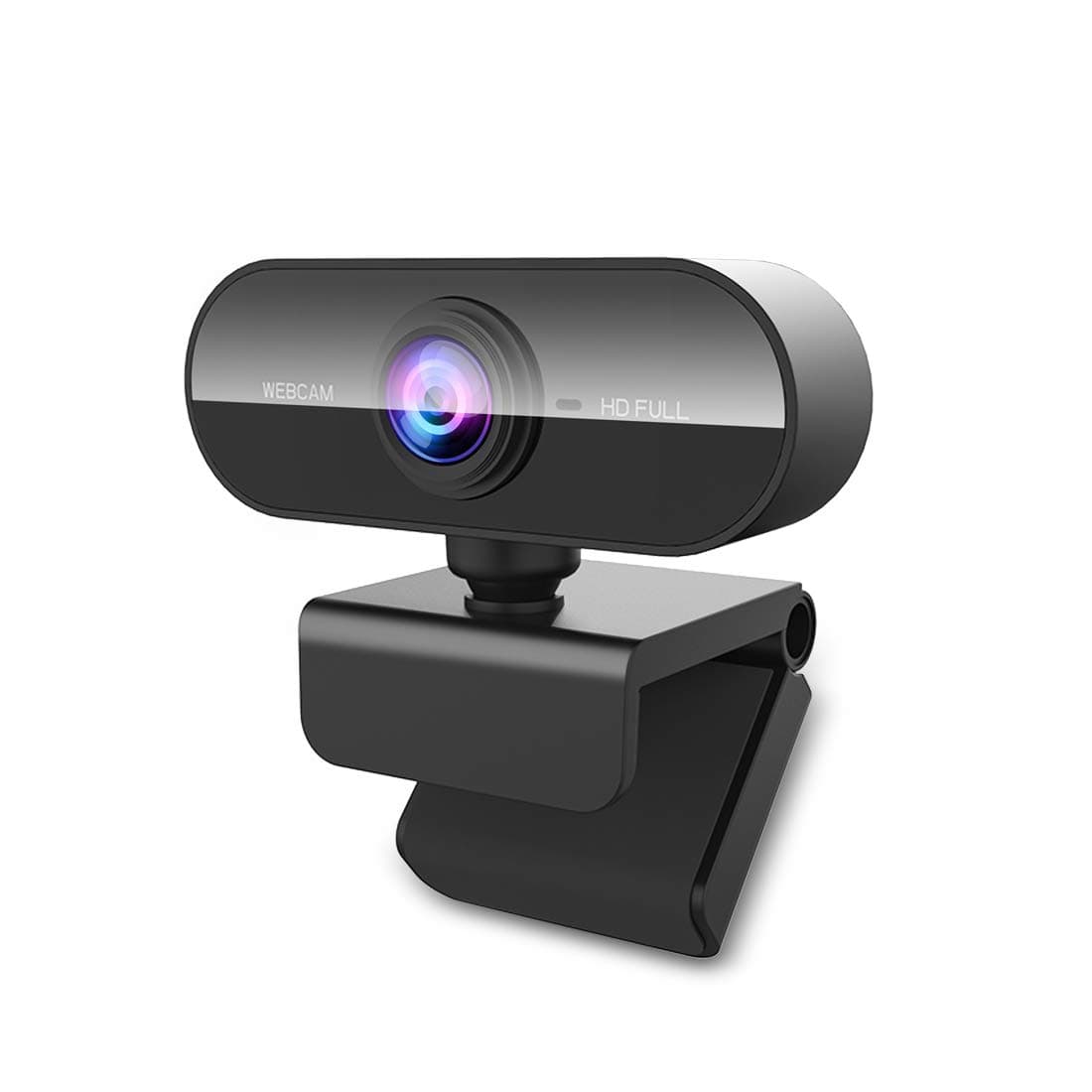 FWV Webcam with Microphone&1080P HD Web Cam,Stand for PC/MAC/Laptop/Desktop, Wide Angle Web Cameras for YouTube,Skype,Zoom,Xbox One,Video Calling,Studying and PS4