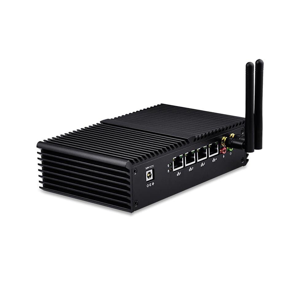 Kettop Mi4610YL Pfsense Supported Hardware I7 Dc 12V Usb Home Router Intel Core I7-4610Y, 4M Cache, Up To 2.90 Ghz 4 Gigabit Nics 4Gb Ddr3 Ram 256Gb Ssd Wifi