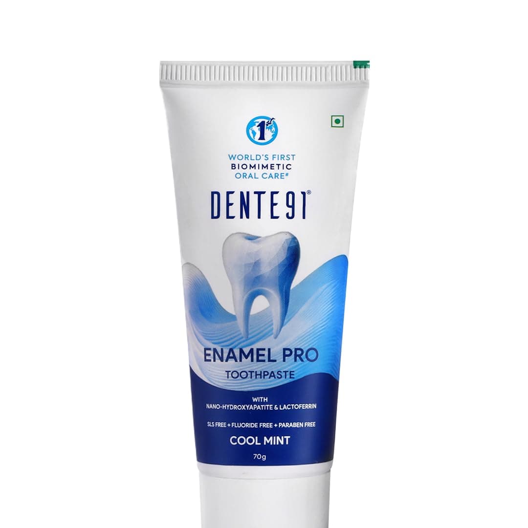 Dente91 Enamel Pro Toothpaste | Sensitivity Relief | Repairs Cavities | Fights Gum Disease | Reduces Bad Breath | Strengthens Enamel | Pack of 1, 1 X 70g