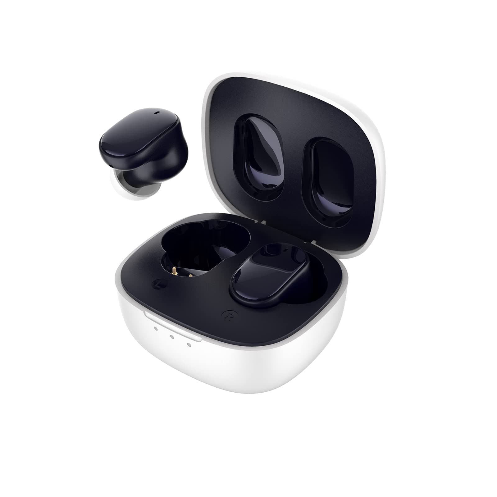 True Wireless Earbuds 7 Bluetooth 5.3, in-Ear Headphones Noise Cancelling 10mm Driver with Deep Bass for Gaming, Working -40ms Ultra Low Latency/22H Playtime/Game Modes/Built-in Mic-Black