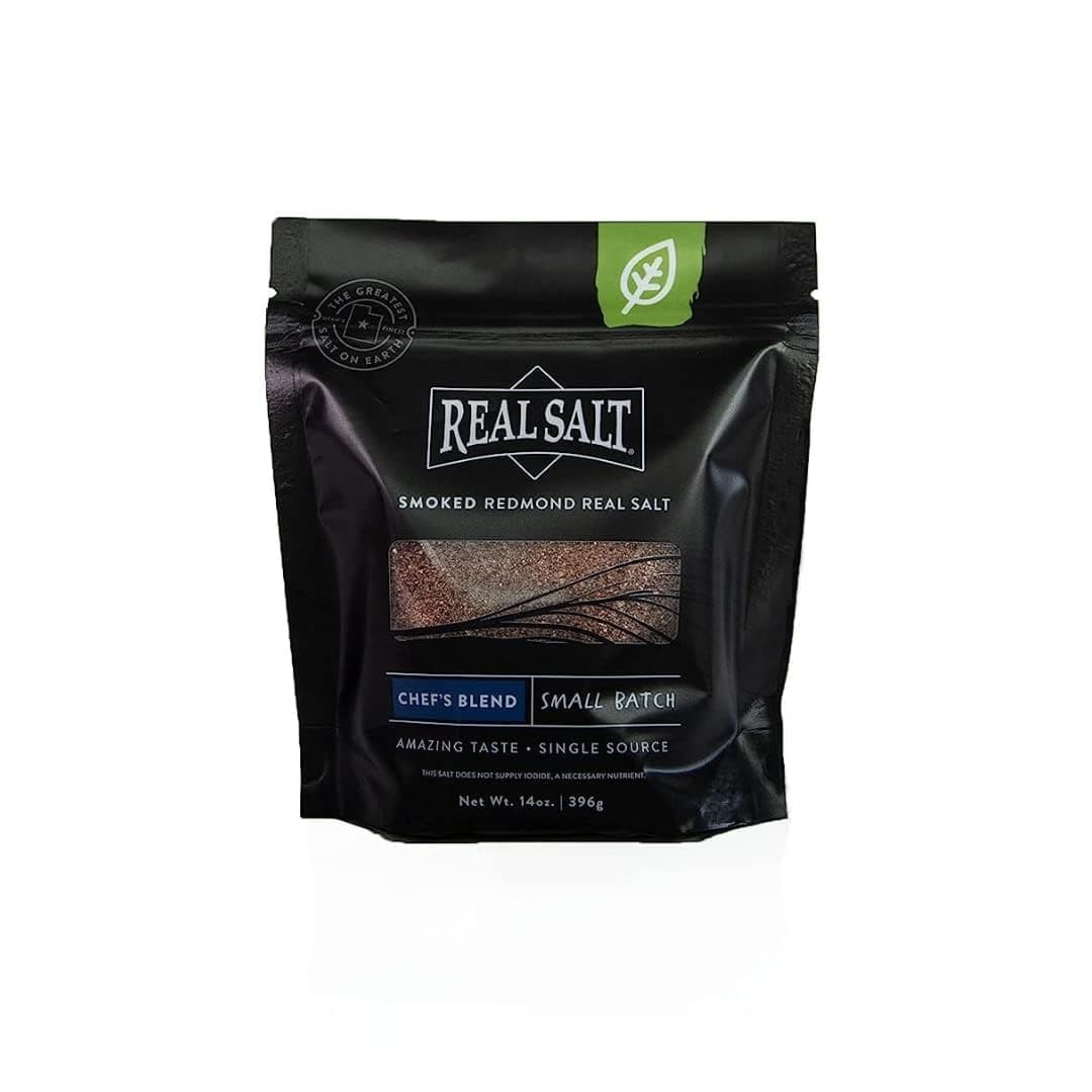 Real Salt Chef's Blend Smoked Salt, 14 oz Pouch