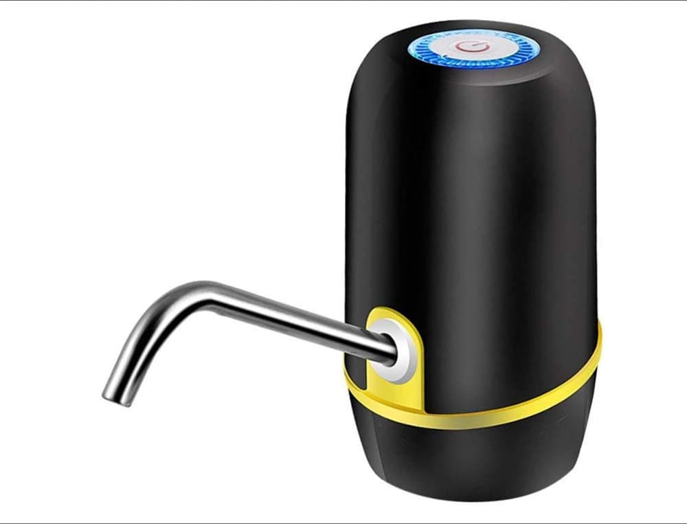 LEJIA Water Pump Dispenser, Portable Cup Shape USB Rechargeable Automatic Electric Water Pump Button Dispenser for Home, Kitchen, Office,Black