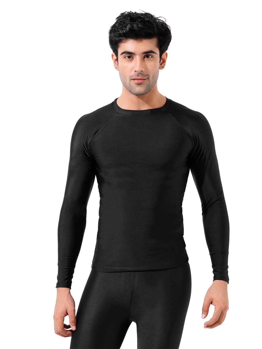 LYCOT Compression Top Full Sleeve Plain Athletic Fit Multi Sports Cycling, Cricket, Football, Badminton, Gym, Fitness & Other Outdoor Inner Wear
