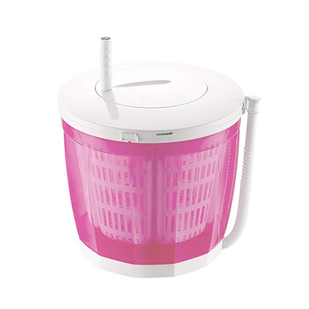 Mini Washing Machine Hand Cranked Washer Manual Dehydrator Camping Small Simple Plastic Washing Machine In Dormitory Single Tub Washing Counter Portable Washer 3kg/6.6lbs