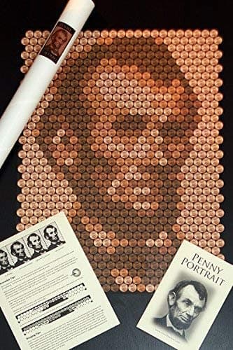 Abraham Lincoln Kit - Unique DIY Craft Wall Art