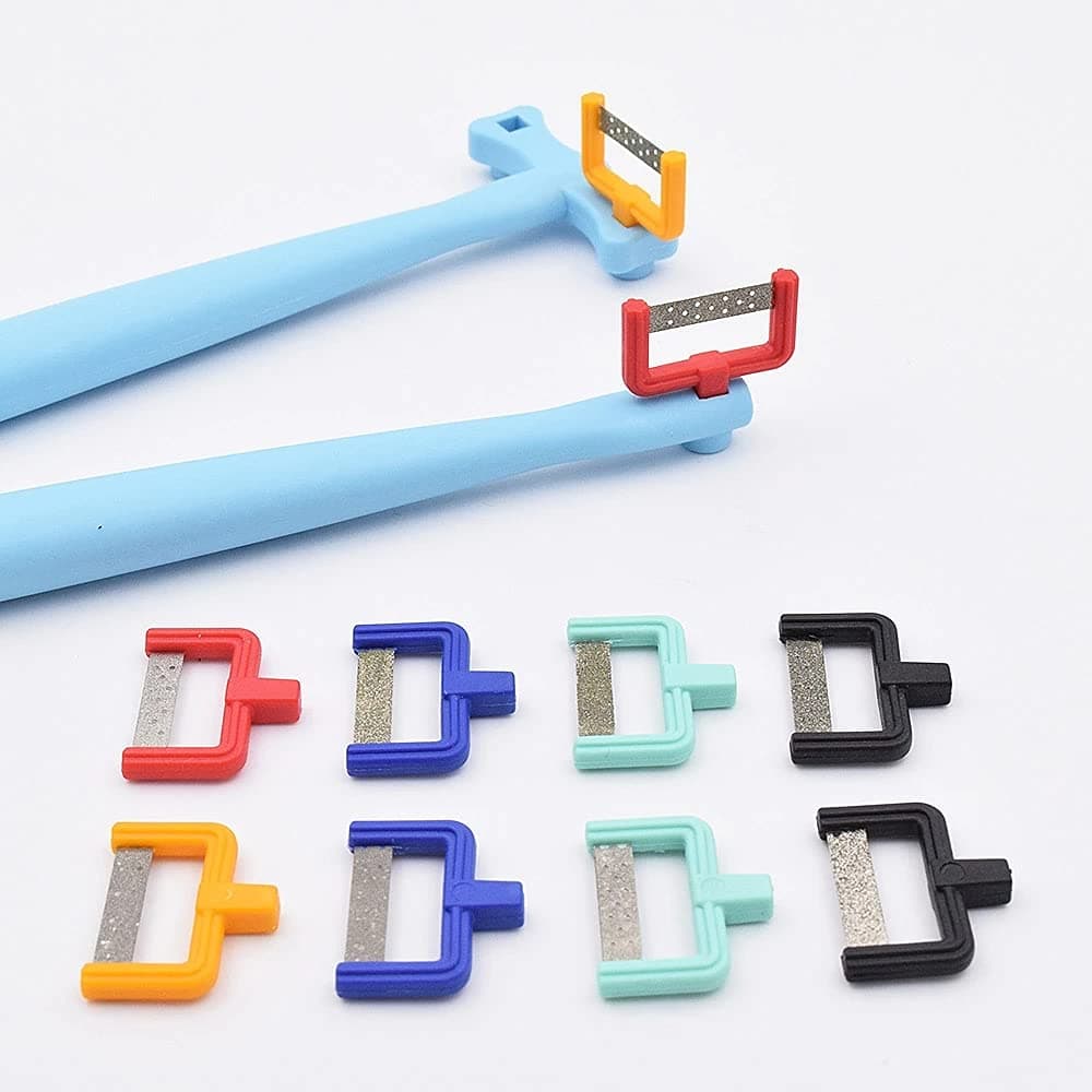 Interproximal Enamel Reduction Kit Manual Strips/Teeth Polishing Blades IPR Reciprocating Stripping Kit Orthodontics