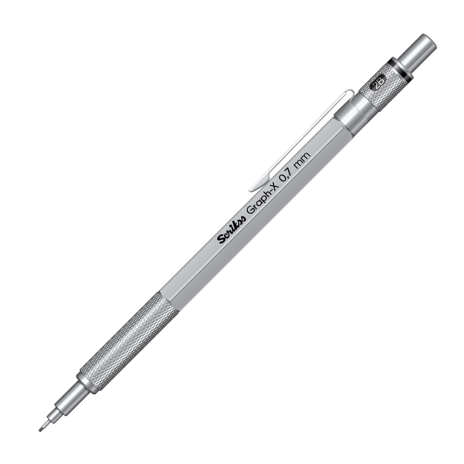 Graph-X Mechanical Pencil 0.7 mm, Silver