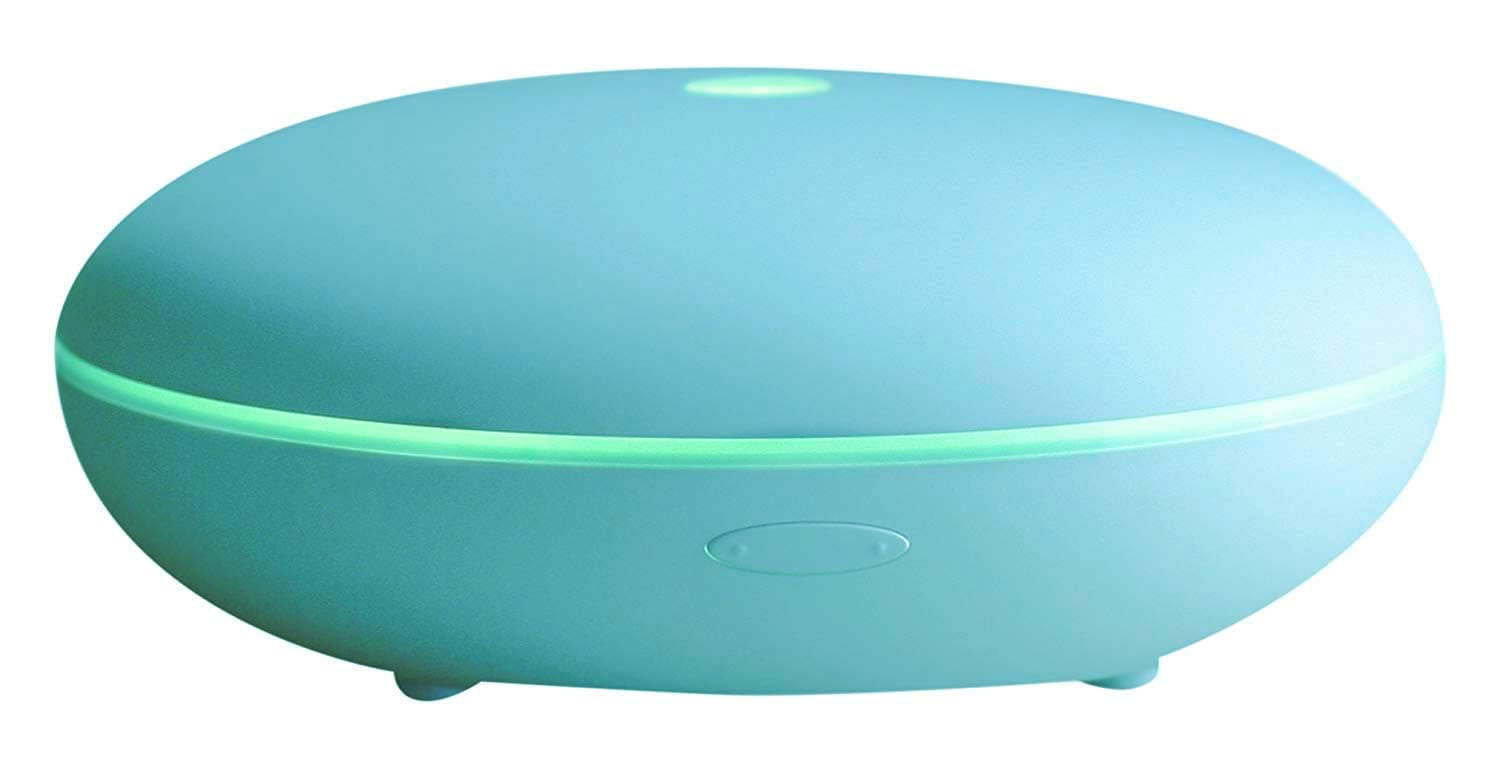 Aroma Essential Oil Diffuser, 350ml, Ultrasonic Cool Mist Whisper-Quiet Humidifier with Color LED Lights Changing, Two Mist Settings, Waterless Auto Shut-Off