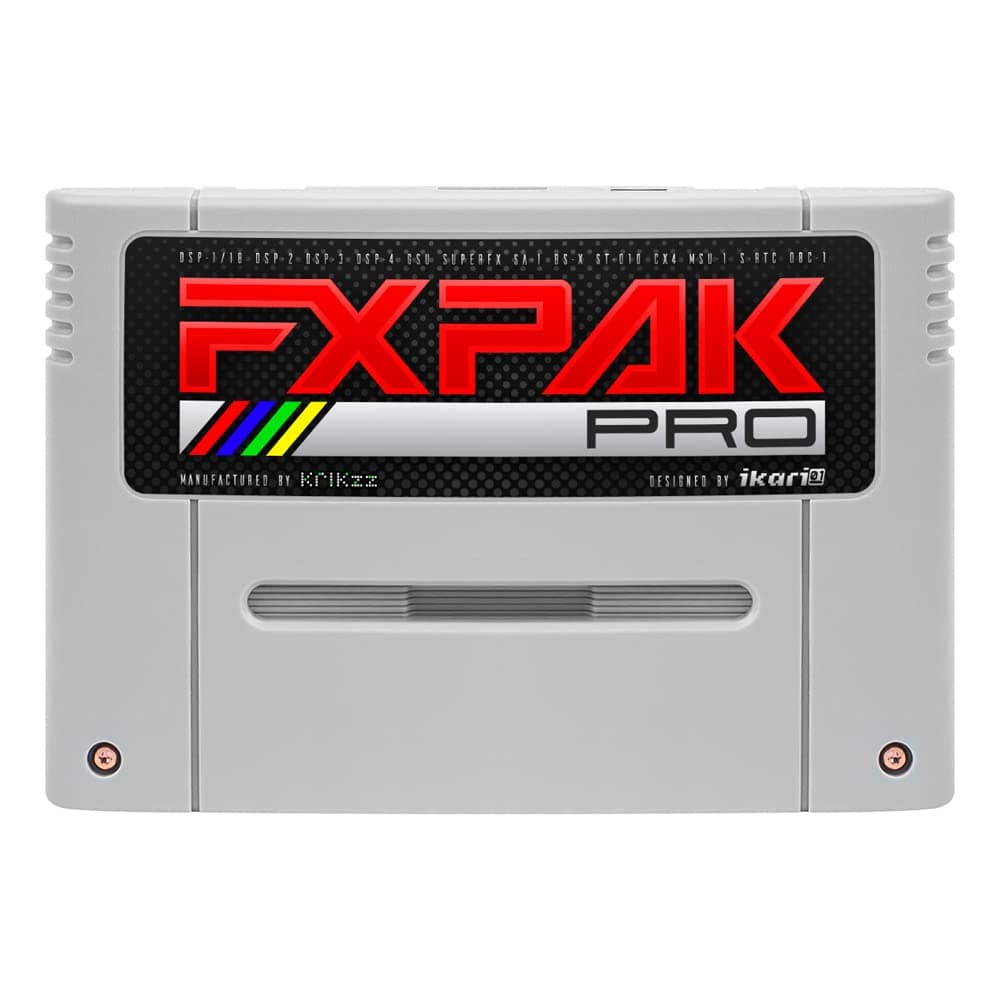 FXPAK PRO - Retro Gaming Flash Cartridge - 200GB Micro SD - SNES & Compatible Devices