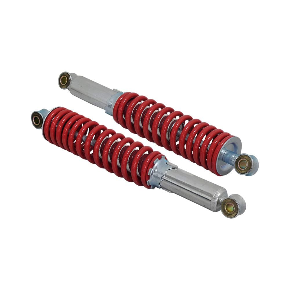 AlveyTech 12-3/4" (325 mm) Adjustable Shock Absorbers with 10 mm Eyes for Hammerhead 150cc & 250cc Go-Karts & UTV Models (Set of 2) - Replacement Shocks, Coil 9/32" Thickness, Red