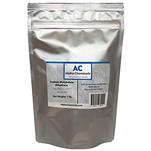 Sodium Molybdate - Na2MoO4*2H2O, >99% Pure - 1 Pound