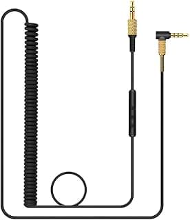 BUTIAO Major V Cable, Spring OFC Replacement Cable Extension Cord for Marshall Major Monitor Mid I 1 II 2 III 3 IV 4 V 5 A.N.C Voice Bluetooth Headphones