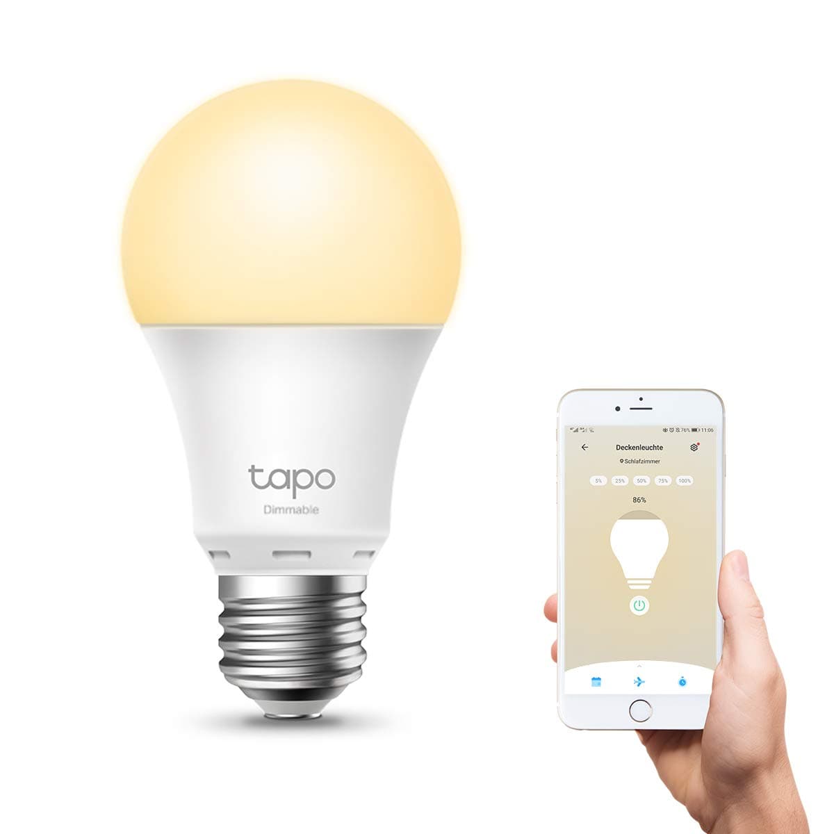 SMART WIFI LIGHT BULB DIMMABLE E27