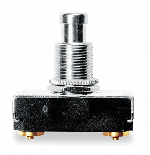 Miniature Push Button Switch, 15A @ 125V