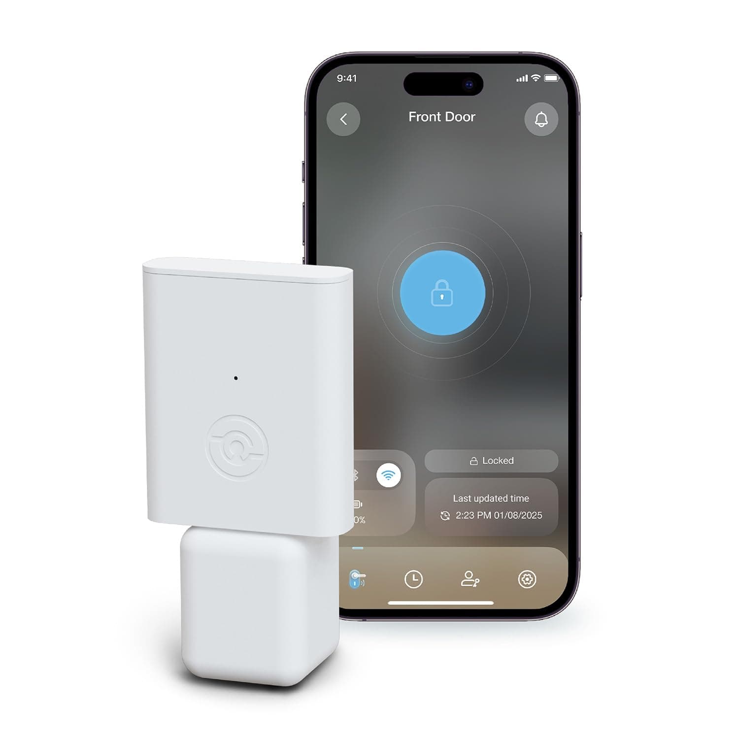 Secure Link Wi-Fi Hub - Control Your Lockly Smart Lock from Anywhere with Real-time Notifications and Voice Control