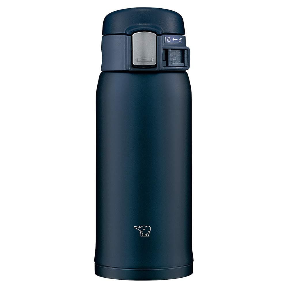 S/S VACUUM BOTTLE,0.36L NAVY (AD)