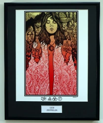 LED ZEPPELIN/PROMO PIC,FRAMED PHOTO