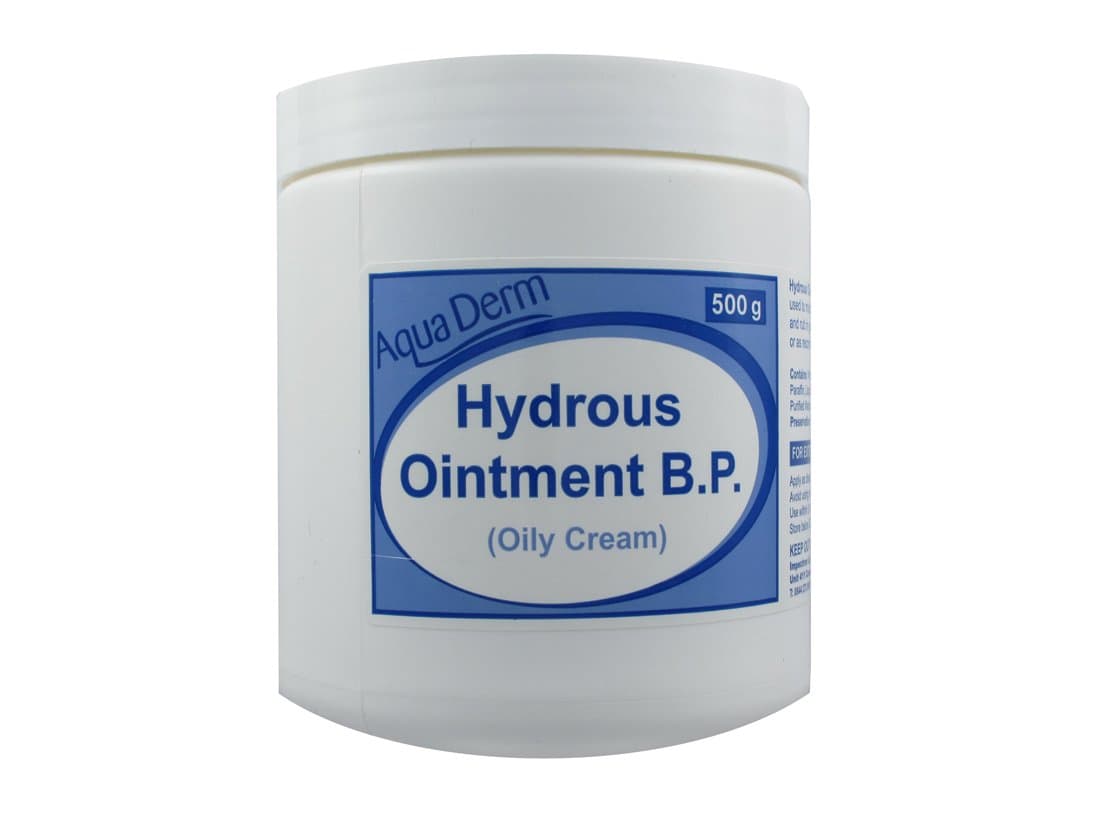Hydrous Ointment Oily Cream BP Tub, 500 g
