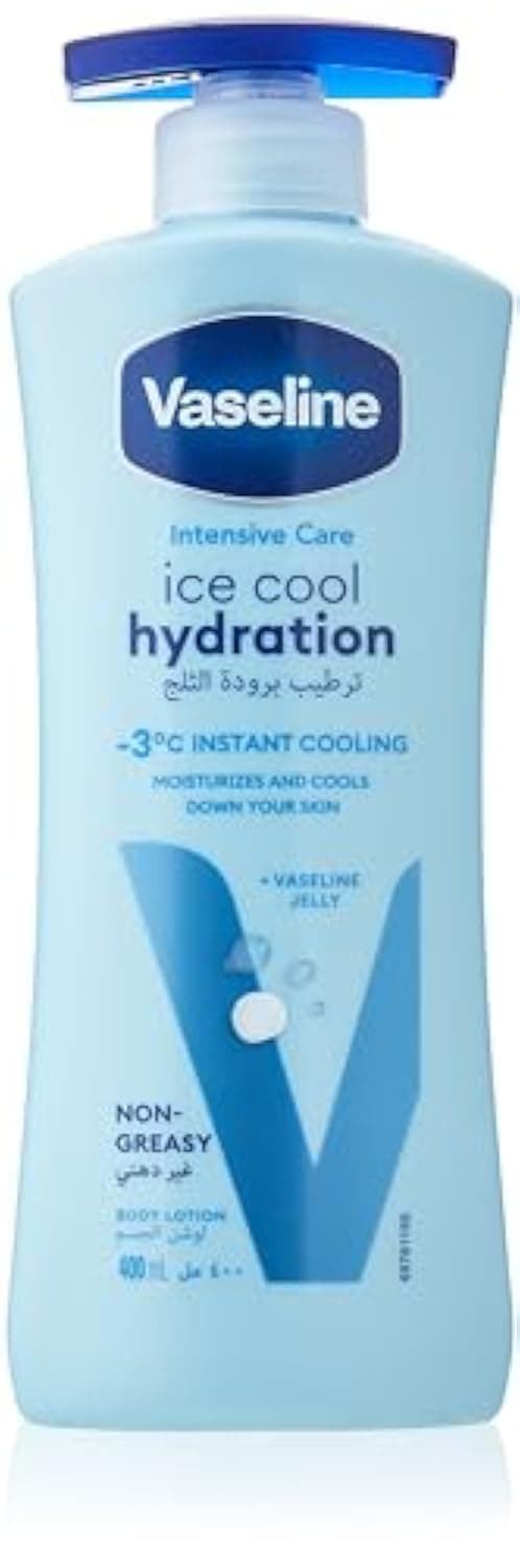Intensive Care Body Lotion, Ice Cool Hydration, Moisturize and Cool the Skin, 400ml