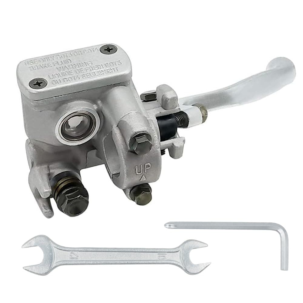 7/8" Right Front Brake Master Cylinder Perch for Honda CR125R CR250R CR500R CRF250R CRF450R CRF250X CRF450X (Silver)