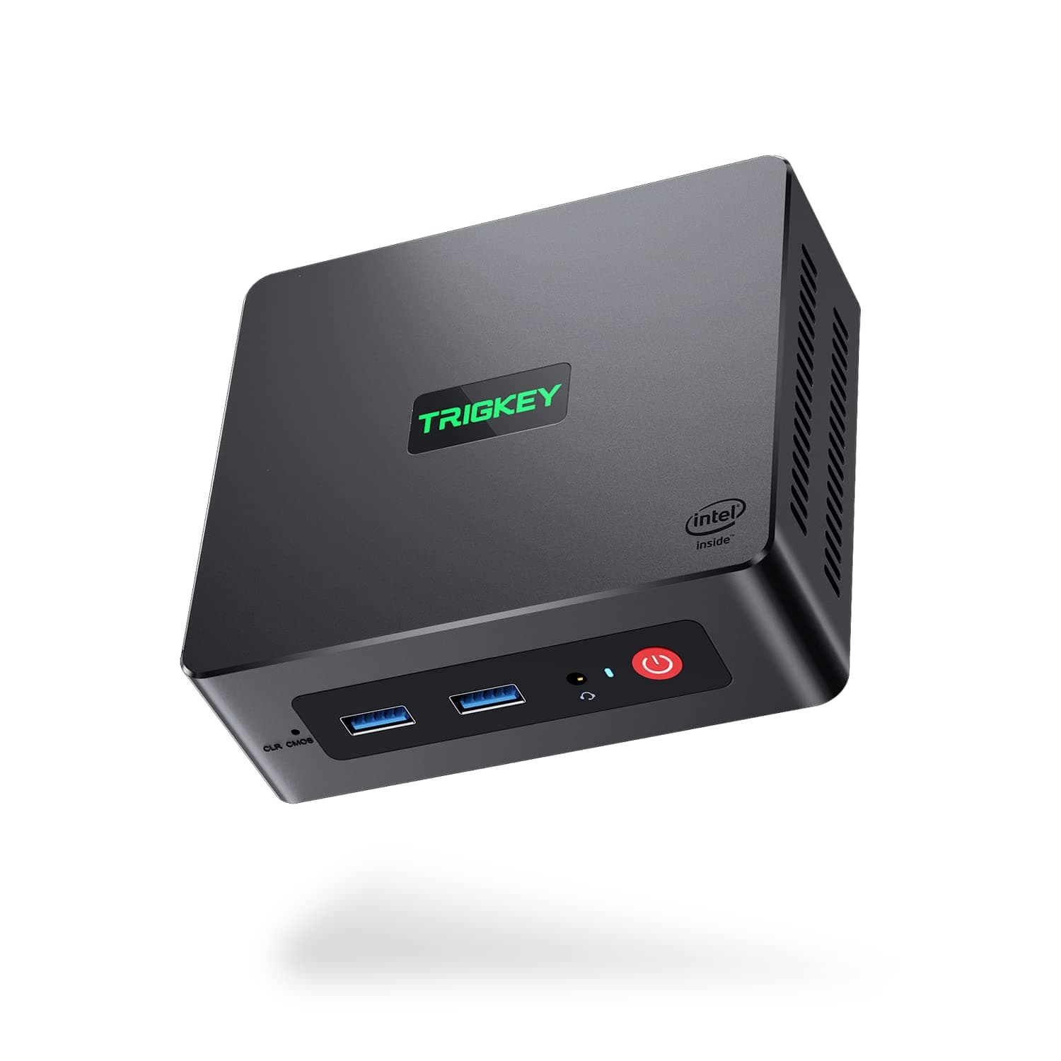 TRIGKEY Micro Computer 12th Gen Intel N100 4C/4T 16G DDR4 500G M.2 PCIE1 SSD G4 Small PC OS Desktop PC,Wi-Fi 6 Working Mini Desktop, 4K@60Hz UHD Graphics Dual Display/BT 5.2/OS