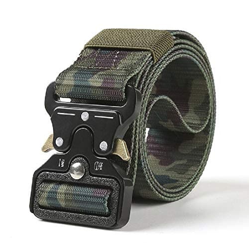 Men's Synthetic Quick Release Buckle Nylon Belt (Free Size)…