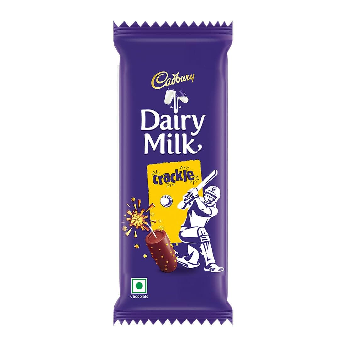Dairy Milk Crackle Cricket Pack Chocolate Bar, 36 g