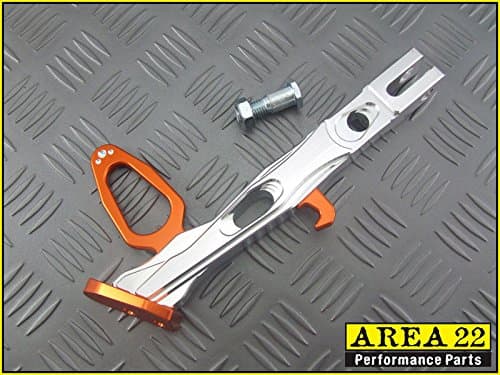 22 CNC Aluminum Side Kick Stand (Orange) for 2014 2015 Honda MSX125 Grom
