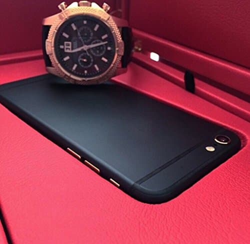 iPhone 6 Luxury Black Housing Replacement Eyoube Middle Frame Replacement with Gold Logo&Buttons (for iPhone 6)