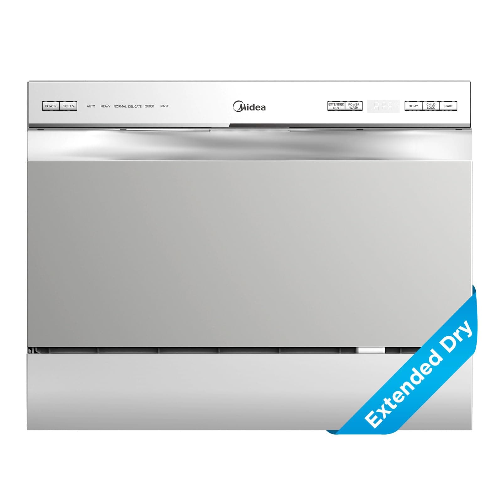 Midea MDC22P2ASS Energy Star Portable Dishwasher, 6 Place Settings & 6+2 Wash...