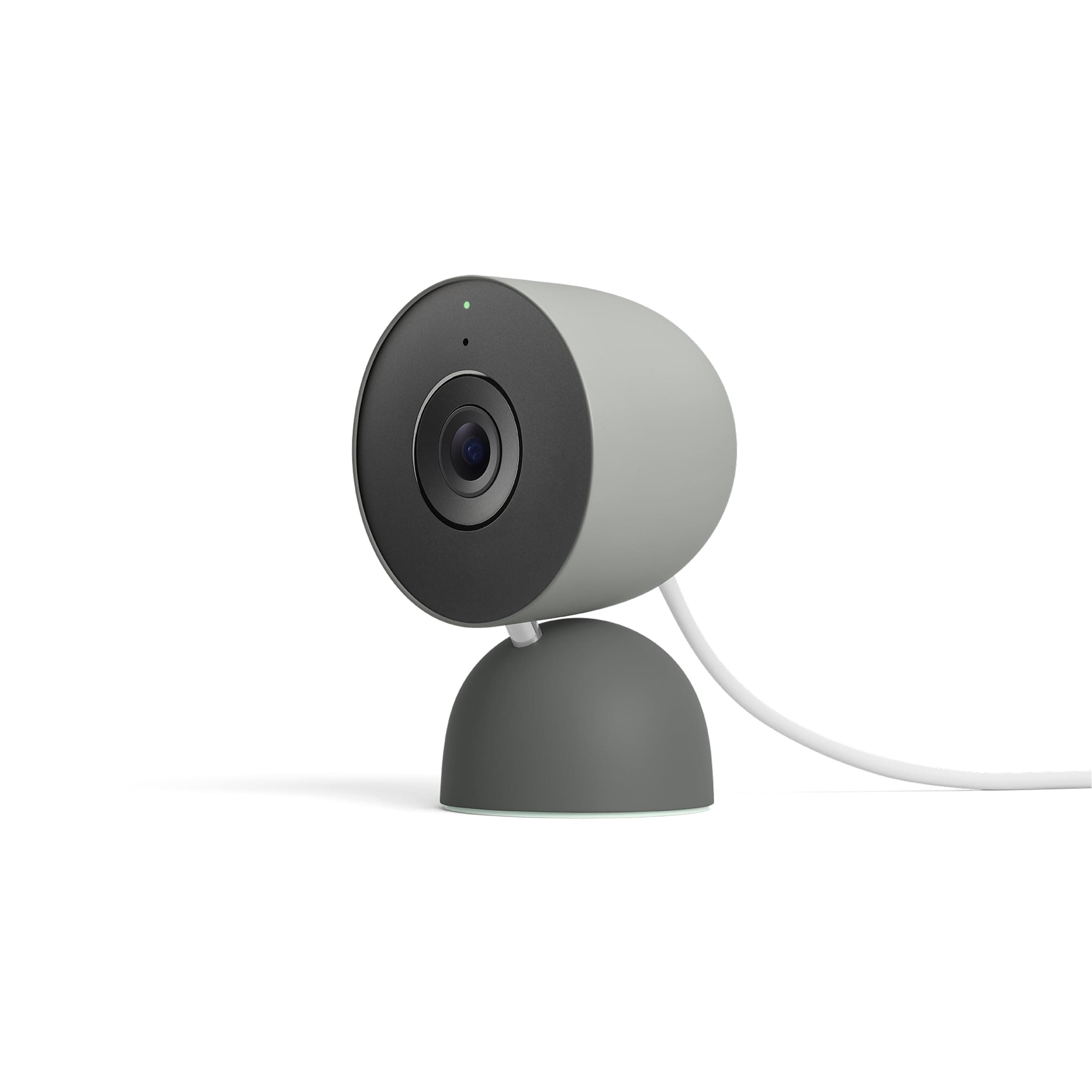 Nest Cam Indoor (Wired, 3rd Gen) - Security Camera with 2K Video and Gemini, Night Vision, 2-Way Audio, Works with Google Home - 2025 Model - Hazel