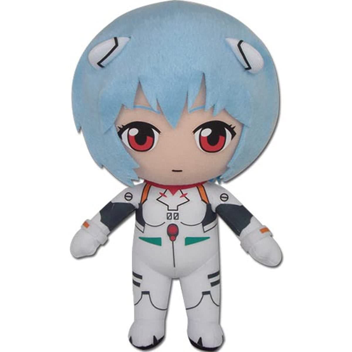Great Eastern Entertainment Evangelion GE-52302 Rei Plugsuit Stuffed Plush, 8", Multi-Colored