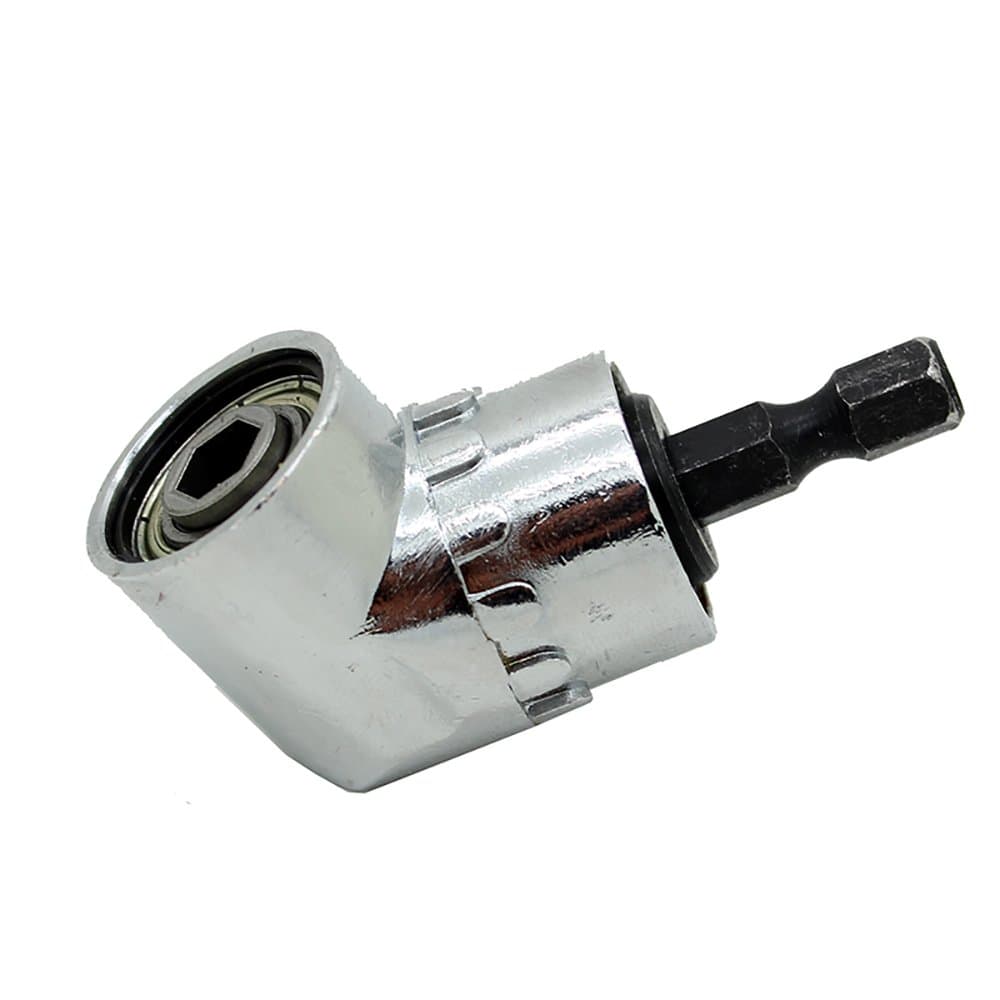 AUTOTOOLHOME105 Degree Right Angle Driver Drilling and Driving Power Screwdriver Drill Attachment Adapter with 1/4-inch Hex Quick Change Drive and Magnetic Bit Socket