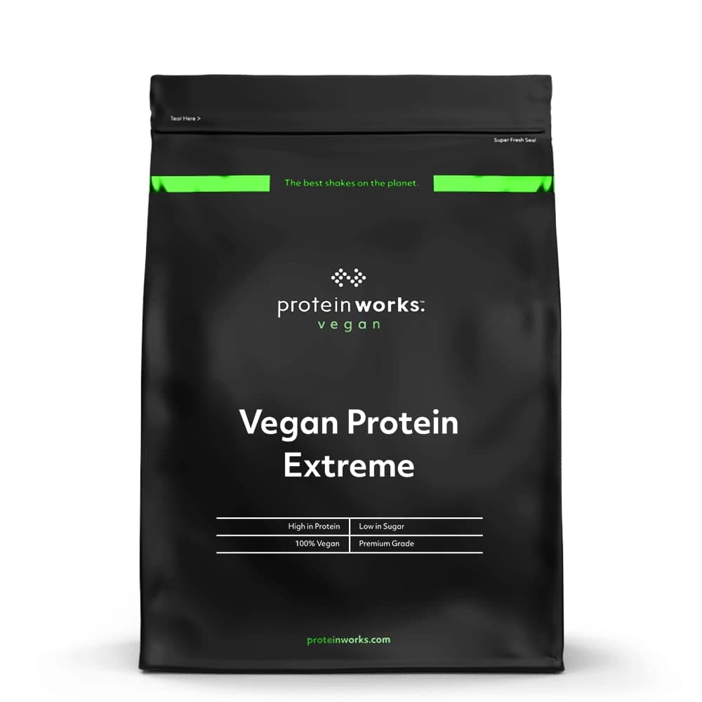 Protein Works - Vegan Protein Extreme | High Protein Powder | Plant Based Shake | Chocolate Silk | 2.20 Pounds