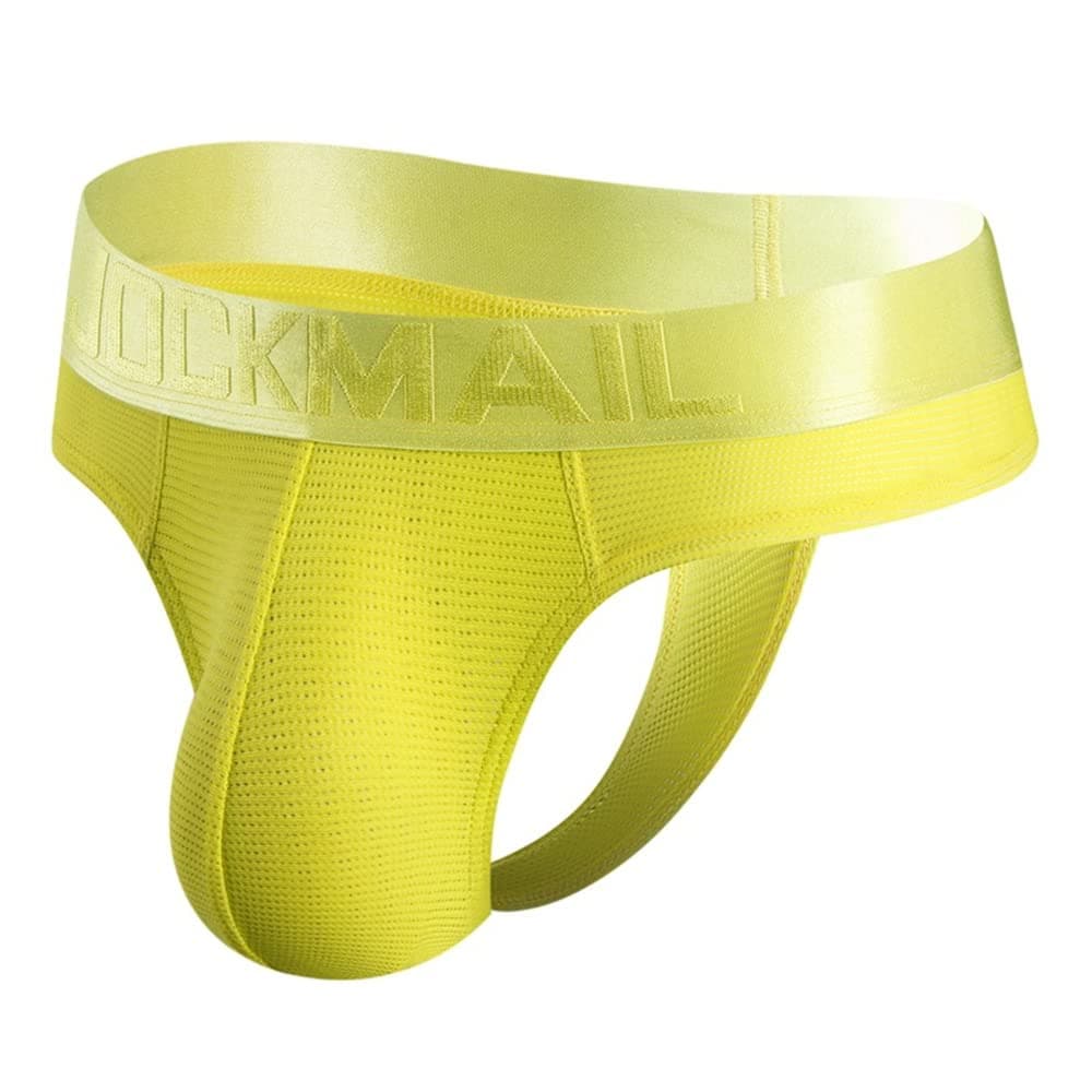 JOCKMAIL Jockstrap Athletic Supporters Bikini Underwear for Men Jock Strap Male Underwear for Gym Sport