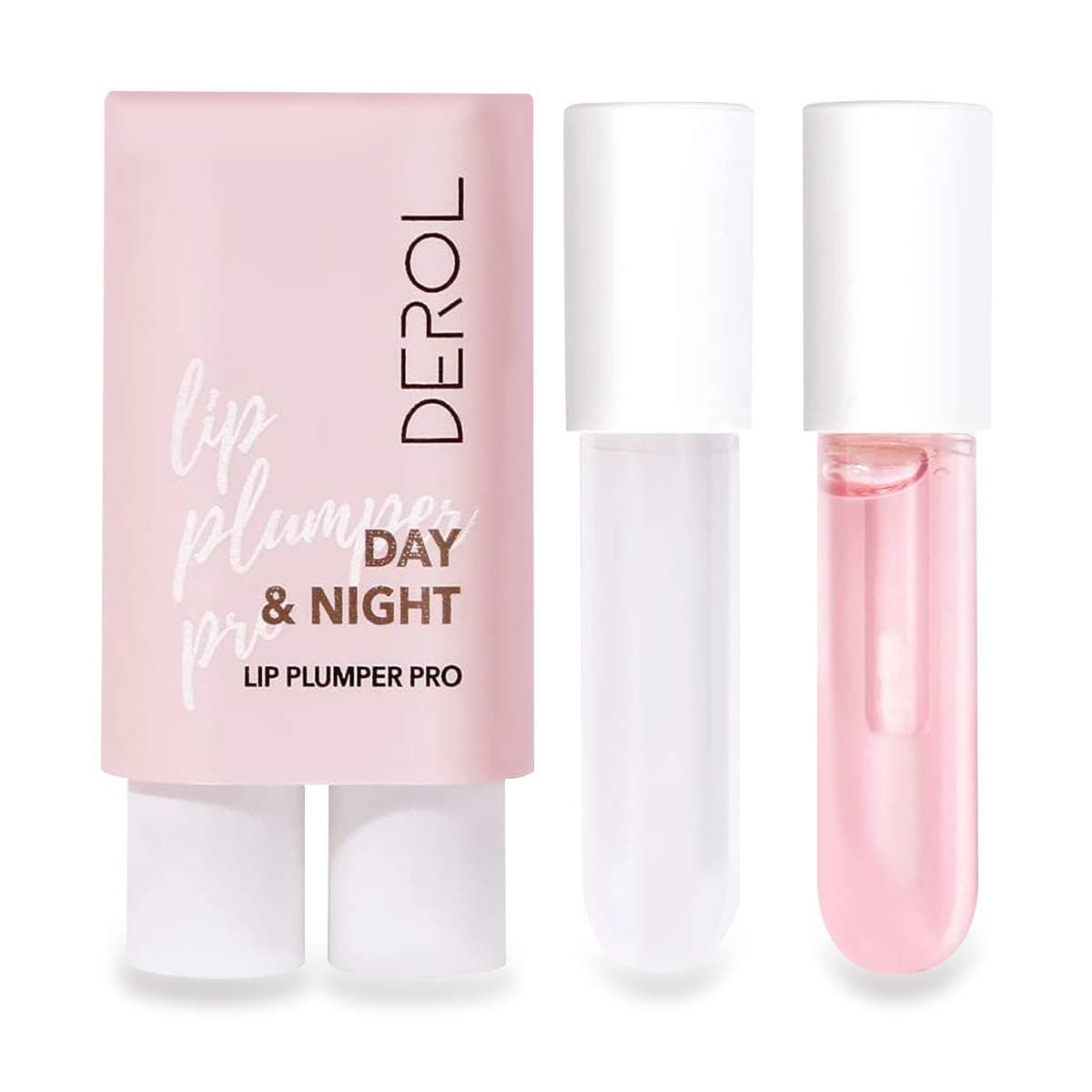 Lip Plumper Day Ginger Mint And Night Maximizer Hydrating Volume Balm Extreme Plant Essence Oil Treatment Serum Volumizing For Dry Cracked Lips Plumping Gloss Kit