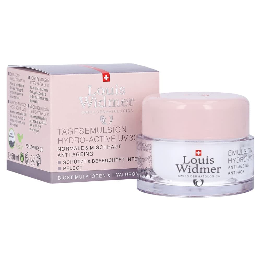 Widmer Tagesemulsion Hydro-Active UV30 Unparfürmiert, 50 ML