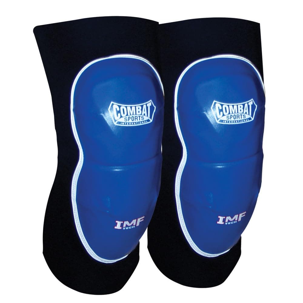Combat Sports MMA Advanced Imf Tech Striking Elbow Pads (Blue-Black, Large)