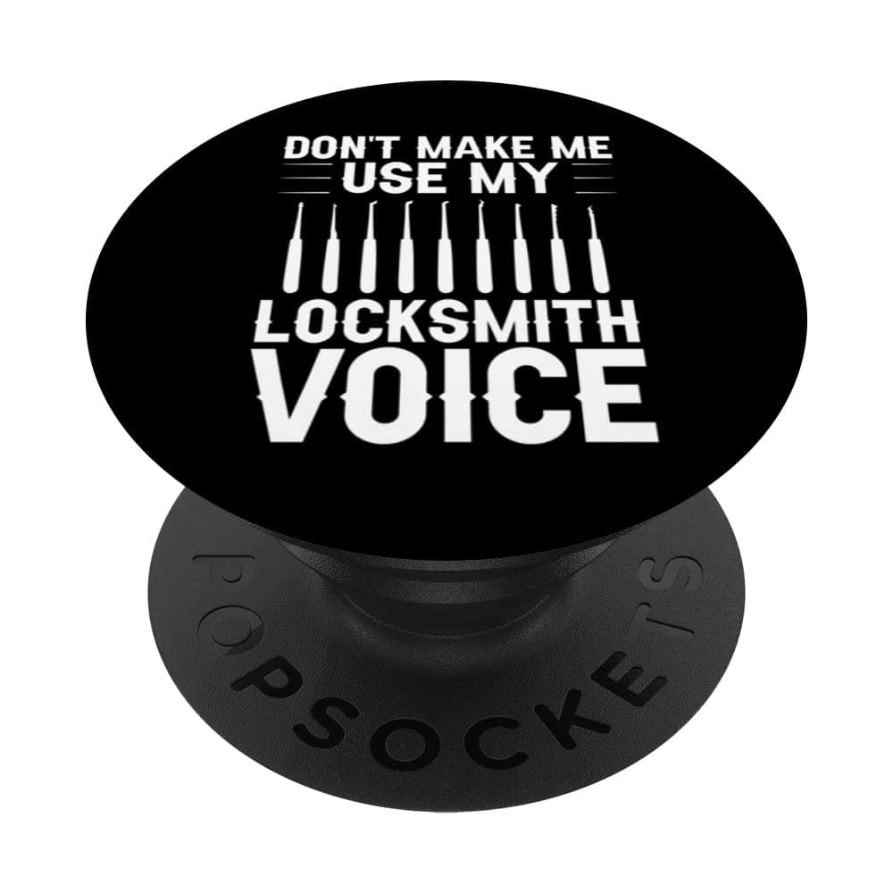 Locksmith Lock PickingCar Door Key Locksmithing PopSockets Swappable PopGrip