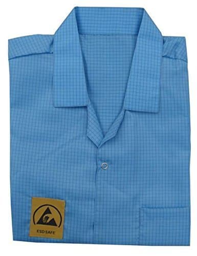 SKY ESD Safe anti static apron Blue PACK OF 1 SIZE (L)