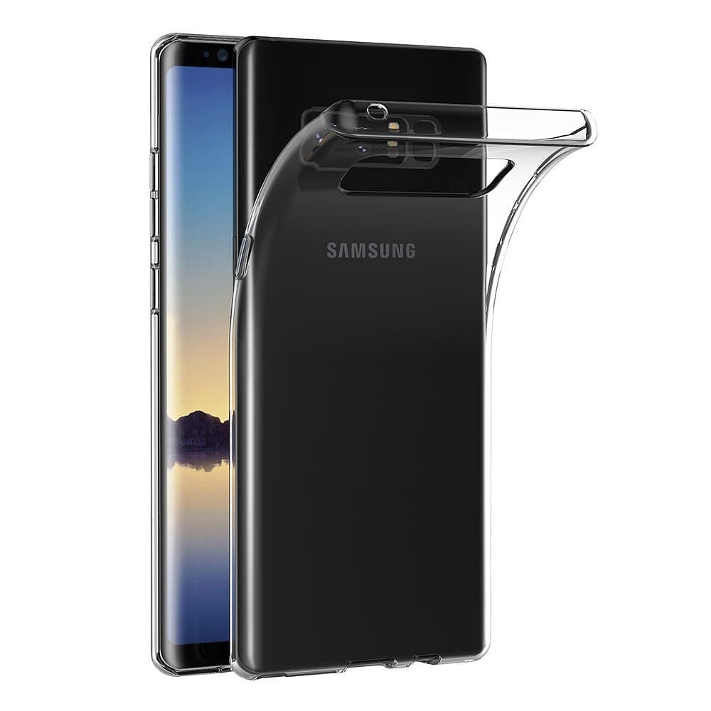 MaiJin Case for Samsung Galaxy Note 8 (6.3 inch) Soft TPU Rubber Gel Bumper Transparent Back Cover